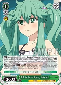 Natsumi (Foil) Promo waifu card — Weiss Schwarz
